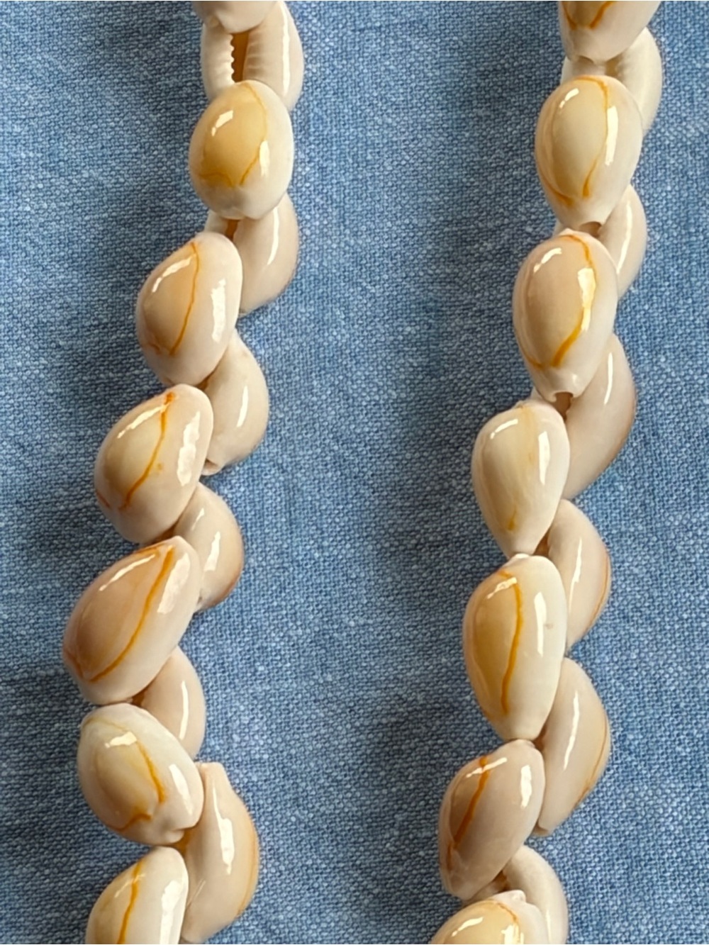 Bundle of 3 natural shell & seed necklaces, beachy coastal vacation-ready - Picture 7 of 8